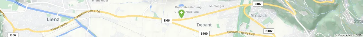 Kartendarstellung des Standorts für Sonnenapotheke in 9990 Nußdorf-Debant